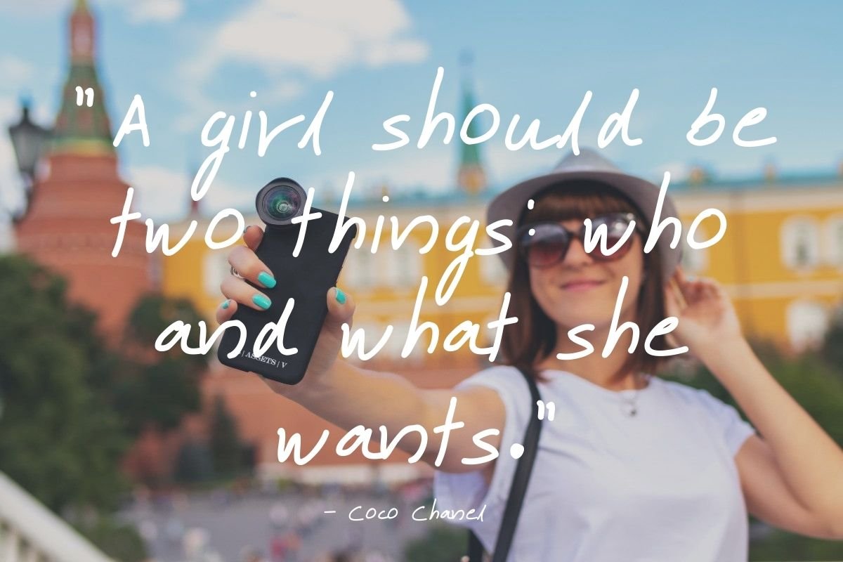 Instagram quotes for girls - Coco Chanel