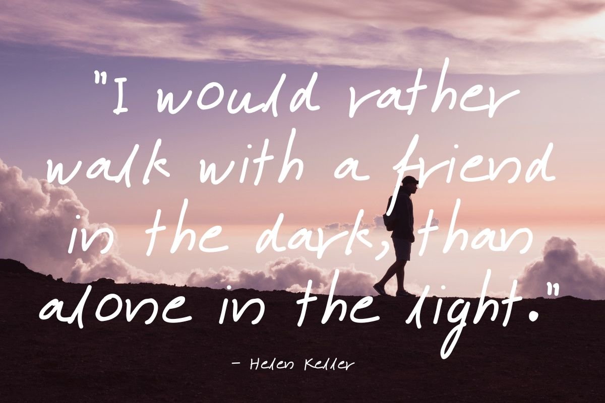 I walk alone quotes