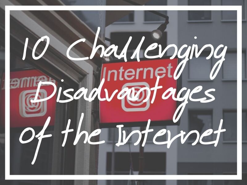 The disadvantages of the internet work alongside the advantages. I hope this post proves useful!